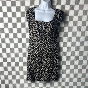 Aeropostale Floral Tie Neck Empire Dress Size M/ Medium